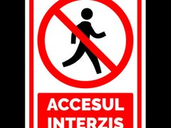 Semn de accesul interzis