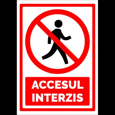 Semn de accesul interzis